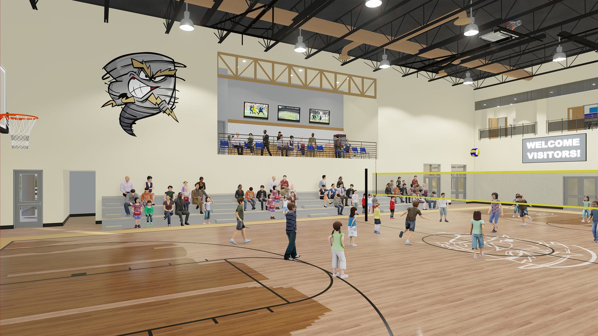 Athletics-&-Arts-Center's-Gymnasium